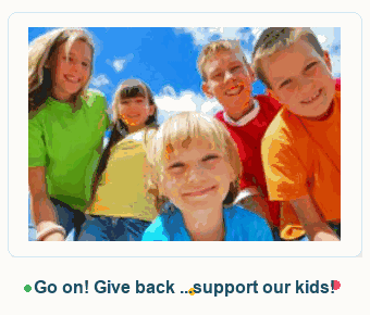 Softfallguys National Softfallguys National Group of smiling children outdoors under a blue sky, posing for a photo.